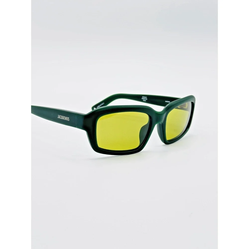 Jacquemus Sunglasses MARINO JAC64 C2 Matte Green Frame Green Lens 55-20-135 New